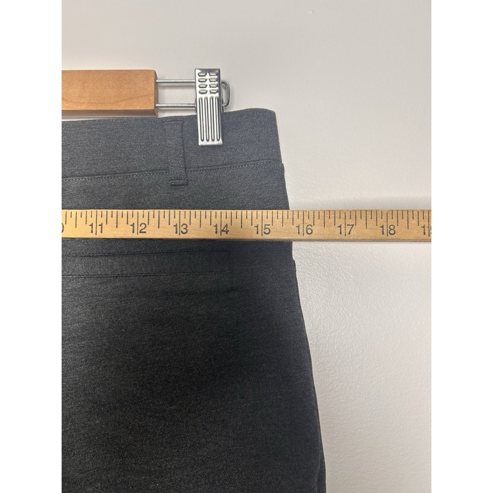 Quince Women's Gray Ponte Pants Classic Tailored Fit Size Medium Petite NWT New - Picture 7 of 10